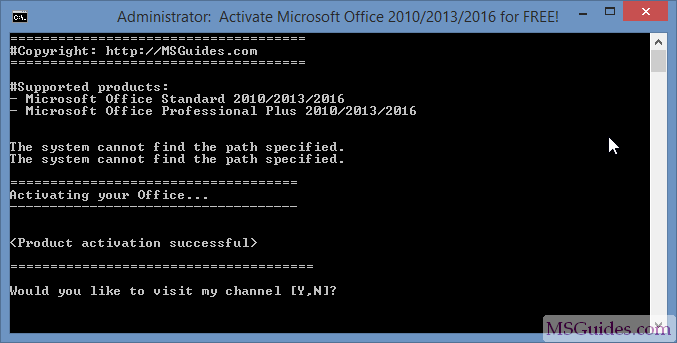 kms activator for ms office 2016 professional plus