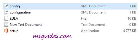 create config xml office online installer msguides.com 4 - Using Office Deployment Tool to install Office 365/2016/2013 (Multilanguage)