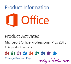 Project 2013 Product Key