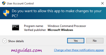 Allow the activation script to make changes to your PC