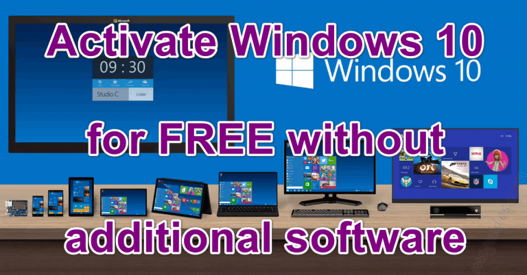 2 Ways To Activate Windows 10 For Free Without Additional Software Ms 9424