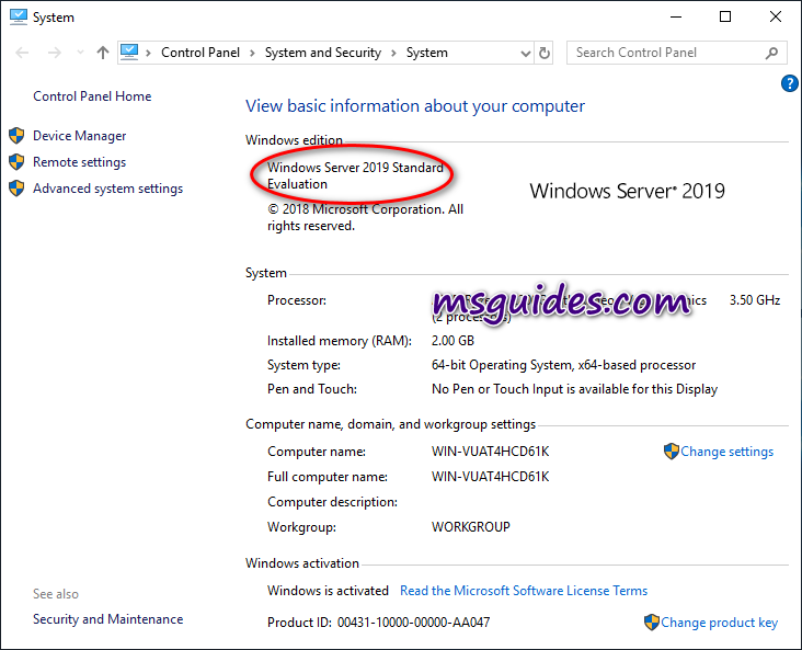 Quickly convert Windows Server Evaluation edition to the retail one 